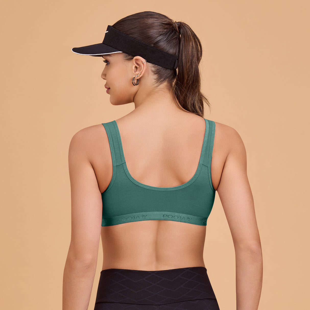 Non-Padded Sports Bra for Women | Wire-Free, Stretchable & Comfortable Fit SQ1011