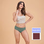 Women’s Plain Hipster Panty –Soft Cotton, Comfort & Everyday Fit PQ5042-2PC