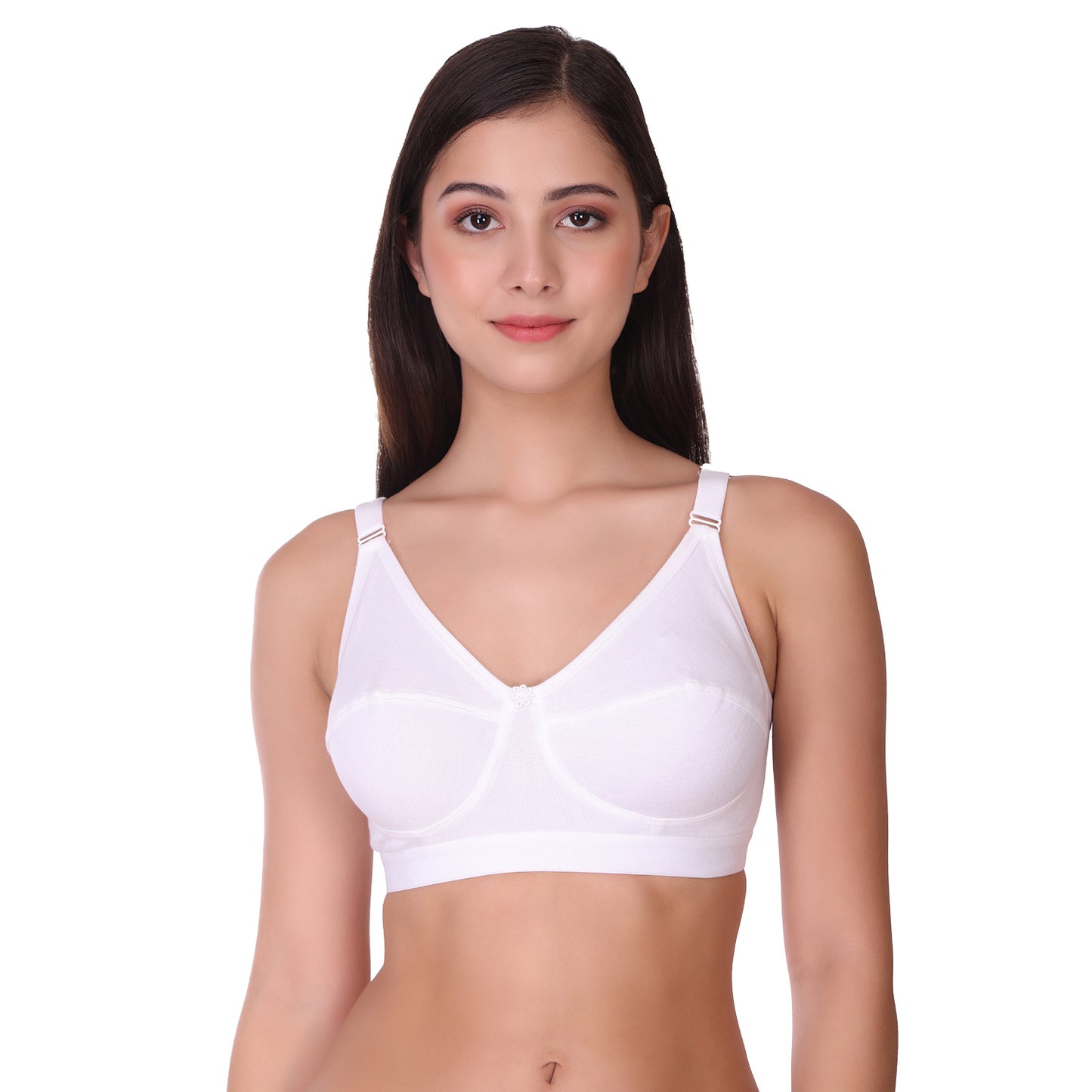 Pooja Ragenee Light Pad Cotton Regular bra for Women White