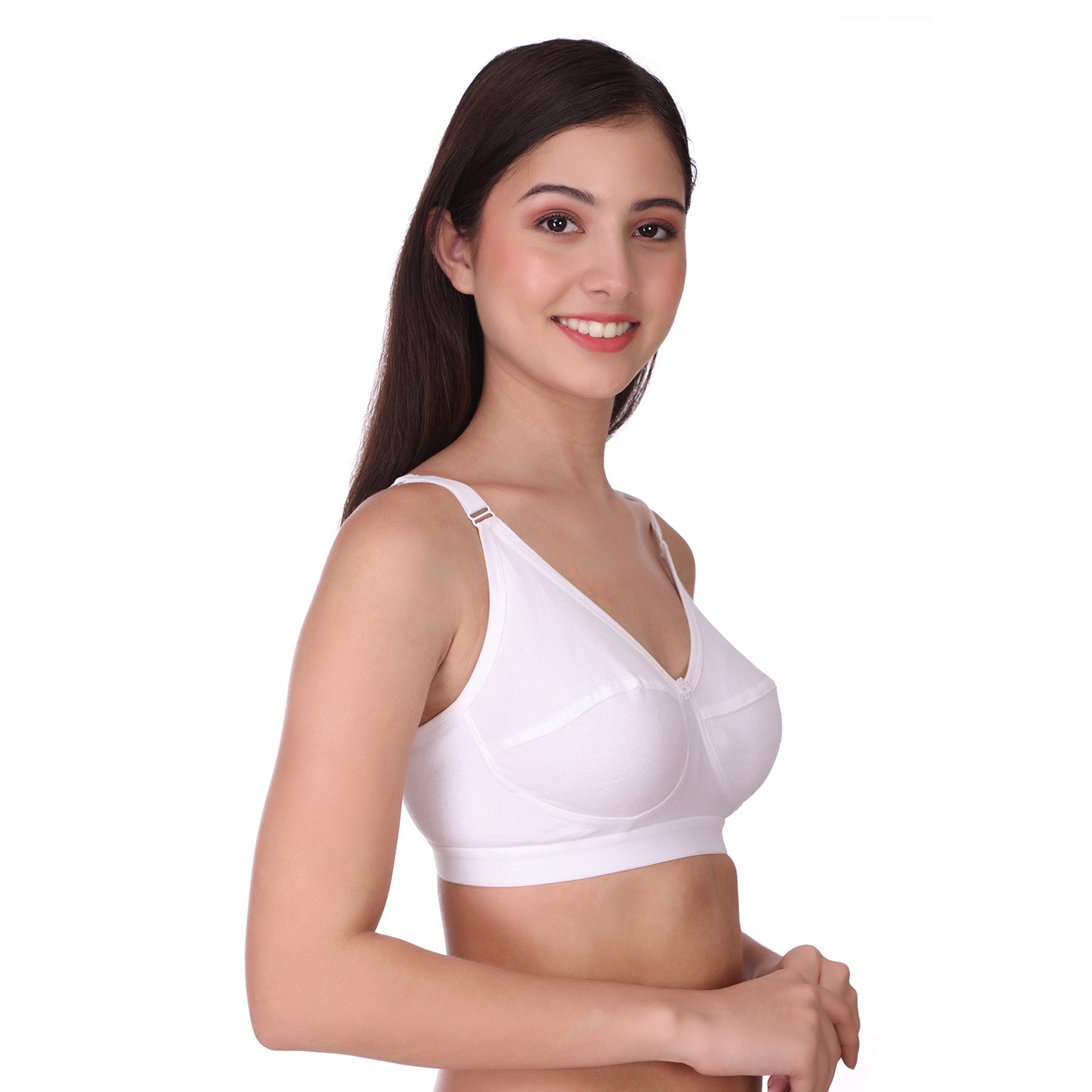 Pooja Ragenee Light Pad Cotton Regular bra for Women White