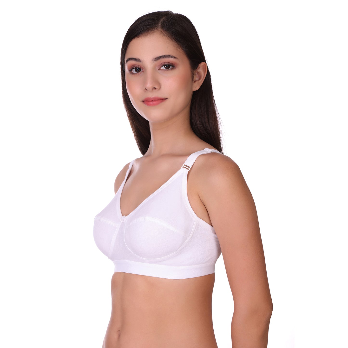 Pooja Ragenee Light Pad Cotton Regular bra for Women White