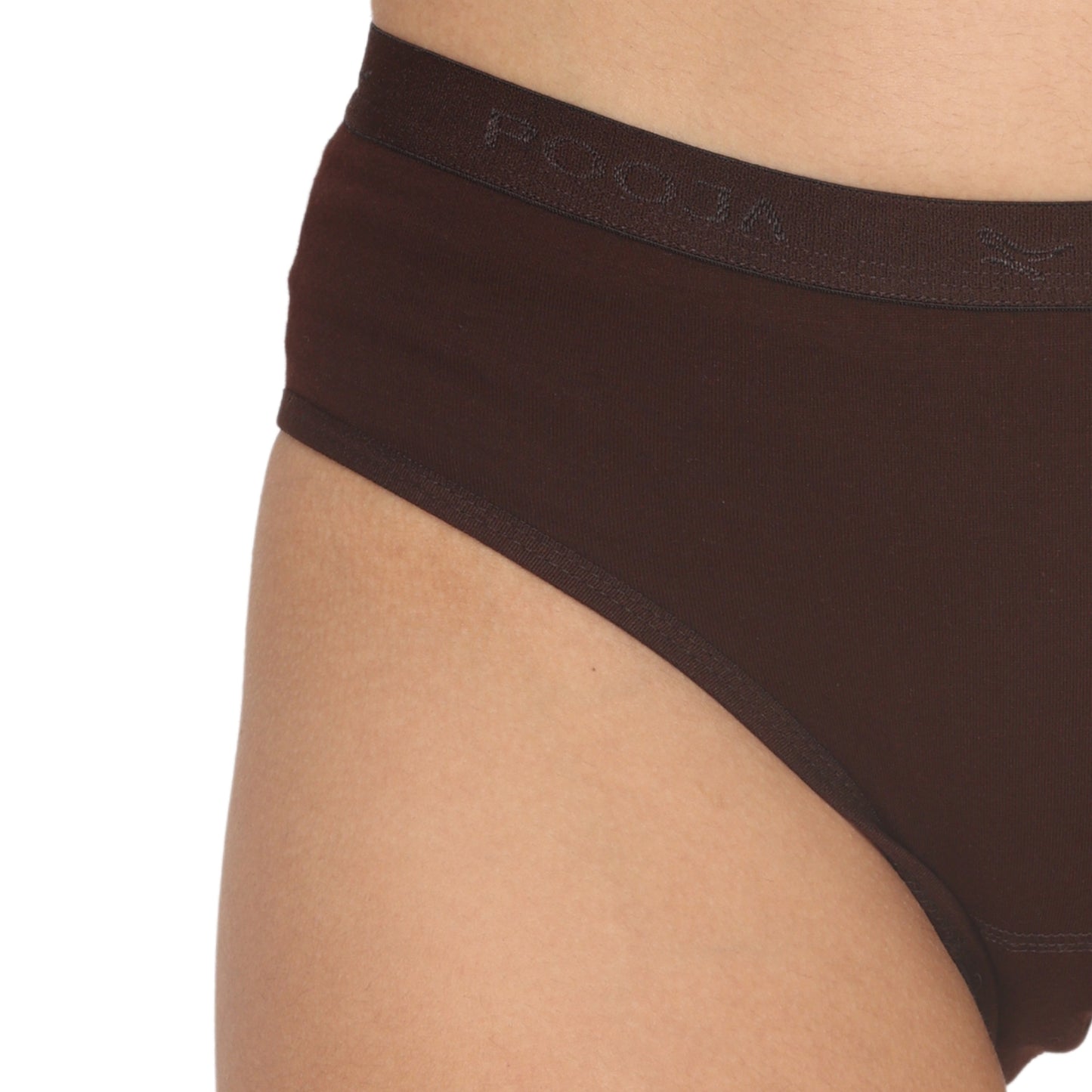 POOJA RAGENEE Women's Regular Pure Cotton Panty PQ5022 Wine