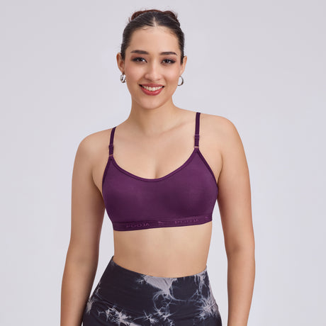 Comfortable, Wire-Free,Breathable,Stretchable, Daily Wear & Workout Support Bra SQ1022
